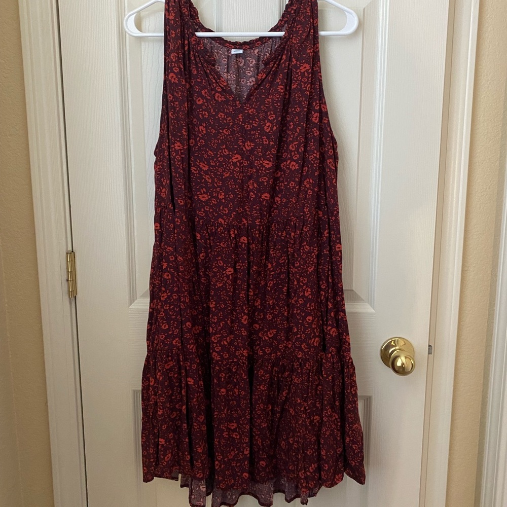 Tiered Floral Dress